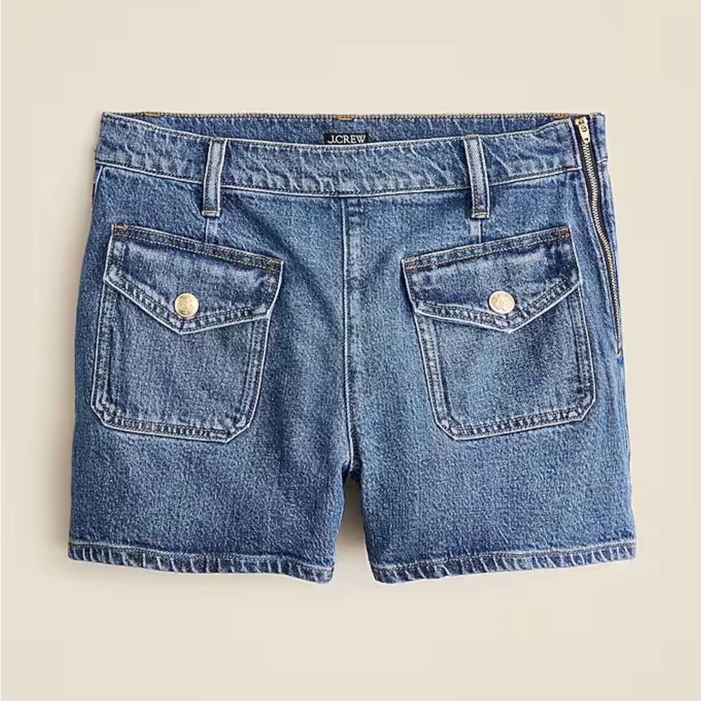 J. Crew Denim Blue Sailor Shorts - Picture 1 of 6